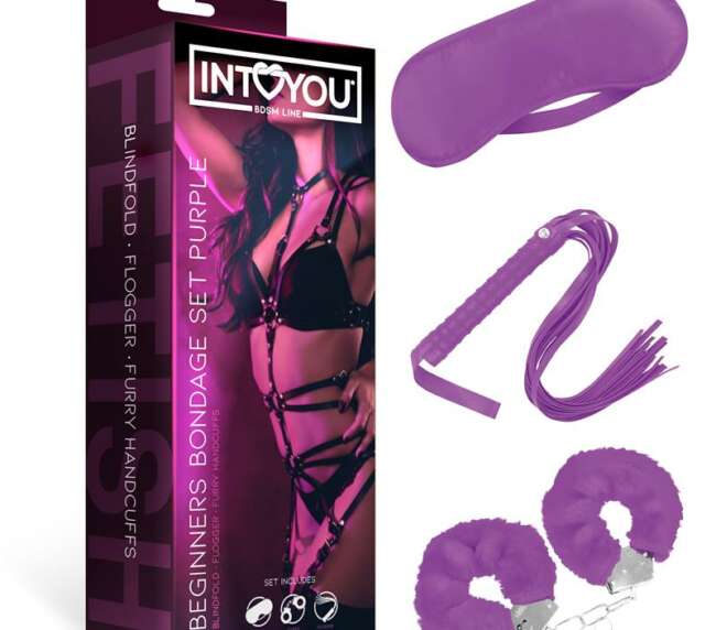 Beginners Bondage Set3 Pieces Purple