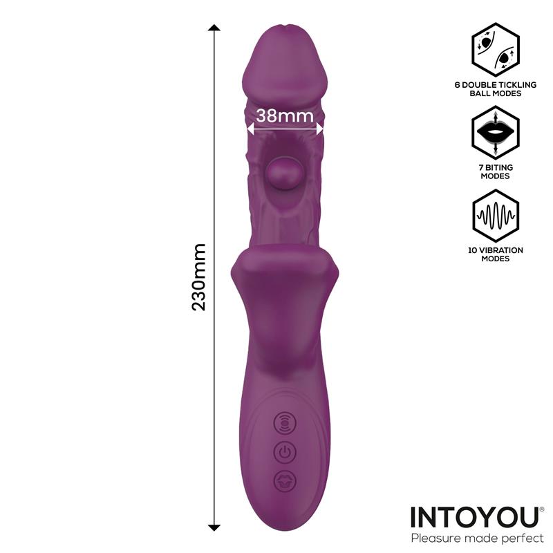 Bella Vibe with Double Tickling Ball and Biting 3 Motors – Image 6