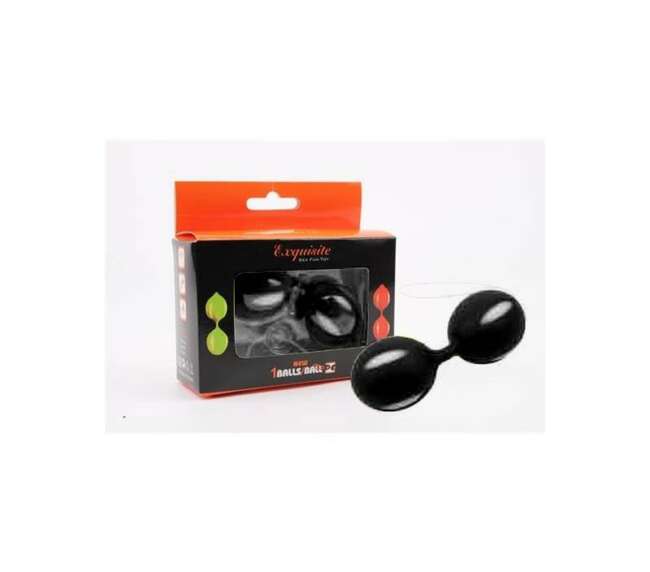 BEN WA BALLS SILICONE 10.3 CM BLACK