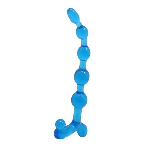 Bendy Twist Anal Beads Blue – Image 7