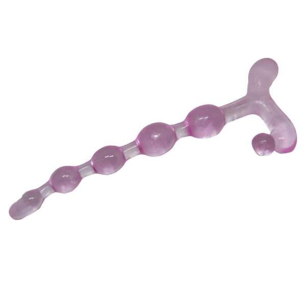 Bendy Twist Anal Beads Pink – Image 5