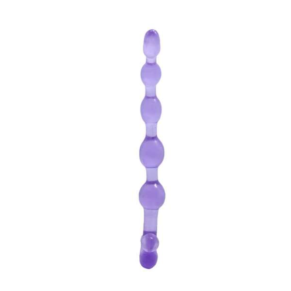 Bendy Twist Anal Beads Purple – Image 3