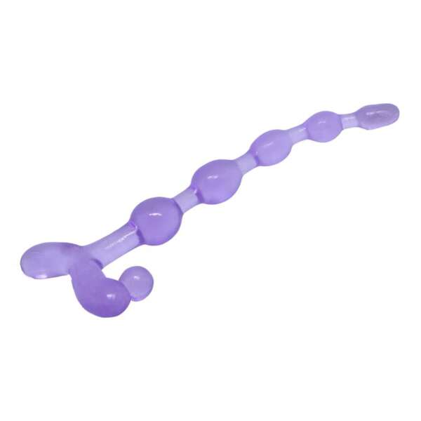 Bendy Twist Anal Beads Purple – Image 6