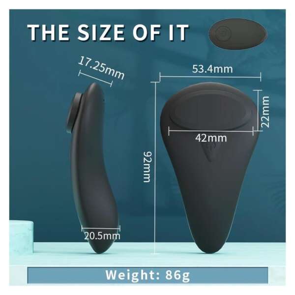 Bengi Panty Stimulator Remote Control Liquified Silicone Unibody – Image 8
