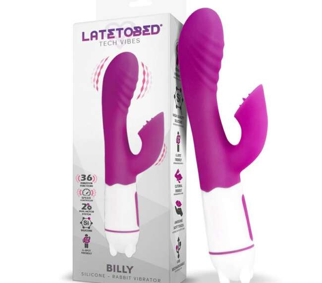 Billy USB Vibrator 36 Functions Silicone Purple