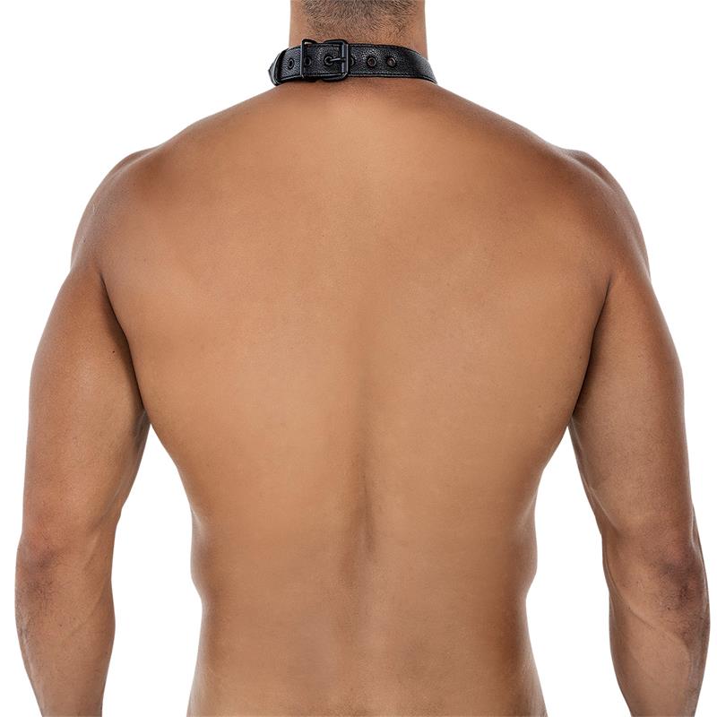 BL4CK08 C-Ring Body Collar Blackleatherlike One Size – Image 4
