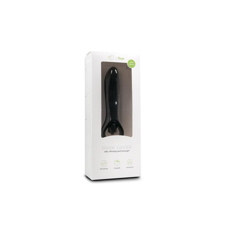 Anal Vibrator Silicone Black – Image 5