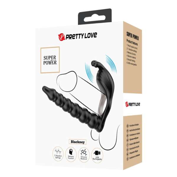 Blackney Cock Ring Vibrator Plug Silicone – Image 4