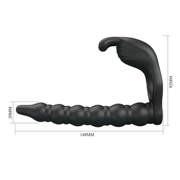Blackney Cock Ring Vibrator Plug Silicone – Image 6