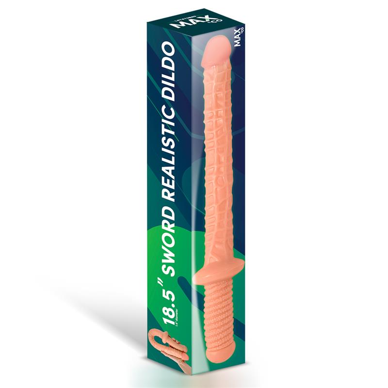 Blade Realistic Dildo Sword 18.5 Flesh – Image 5