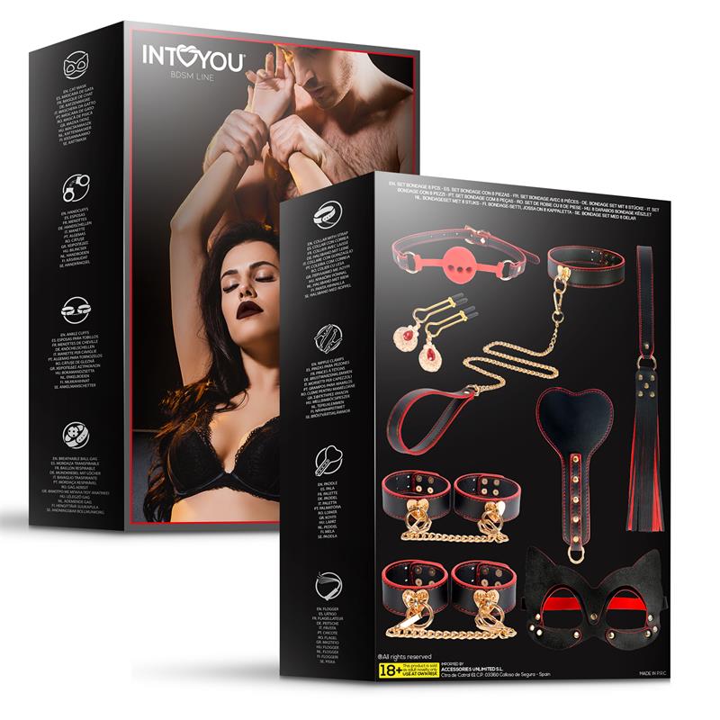 Bondage 8 Pcs Set