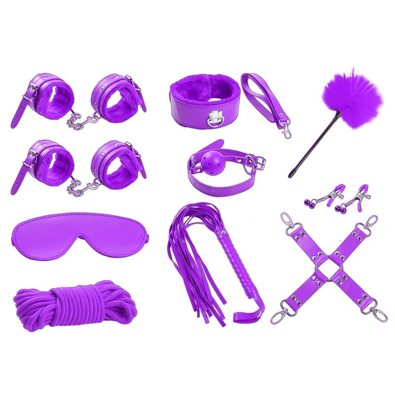 Bondage Set 10 Pieces Purple – Image 8