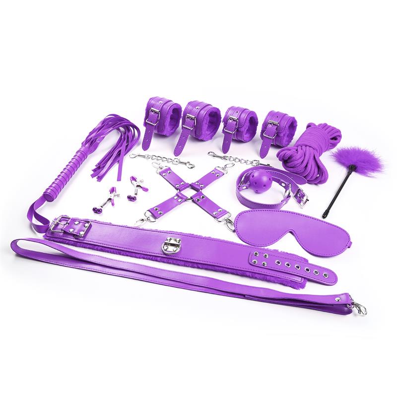 Bondage Set 10 Pieces Purple – Image 11