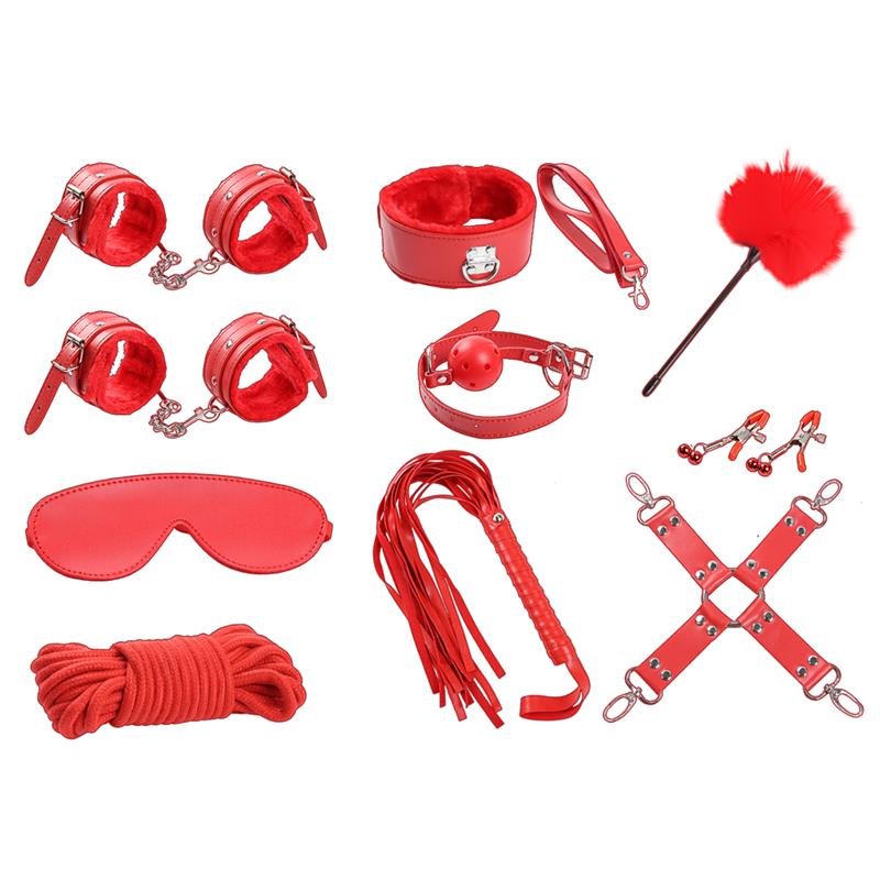 Bondage Set 10 Pieces Red – Image 13