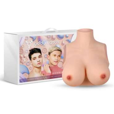 Boodie Realistic Breast Form E Cup Liquid Silicone