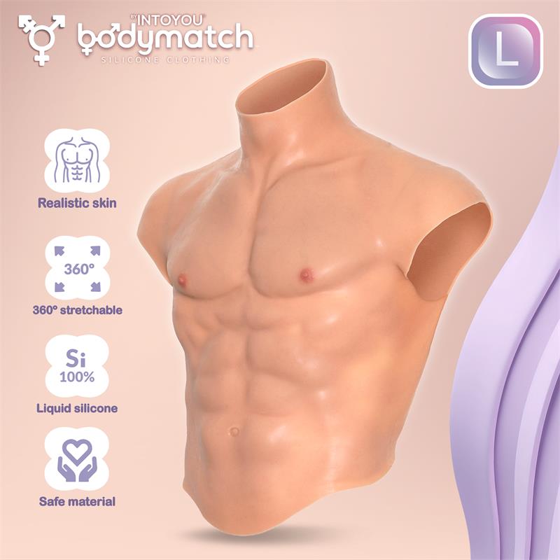 Boomax Hyper Realistic Muscle Suit Liquid Silicone Size L – Image 7