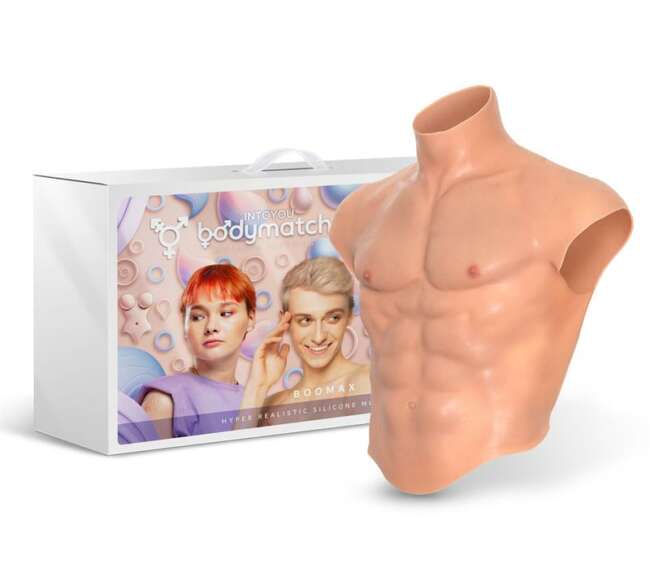 Boomax Hyper Realistic Muscle Suit Liquid Silicone Size S