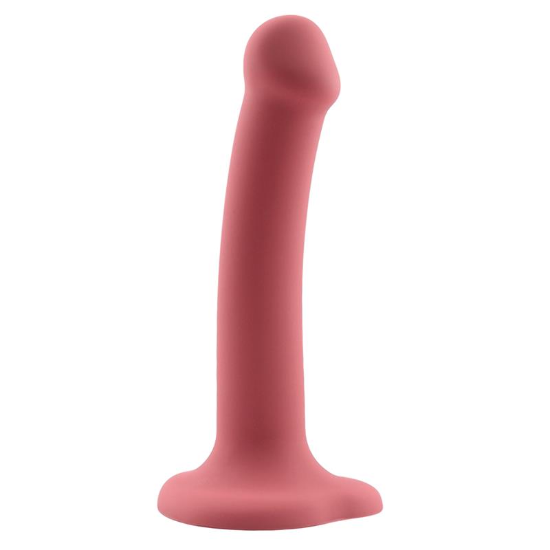 Bouncy Liquid Silicone Dildo Hiper Flexible 6.5 - 16.5 cm Size S Burgundy – Image 3