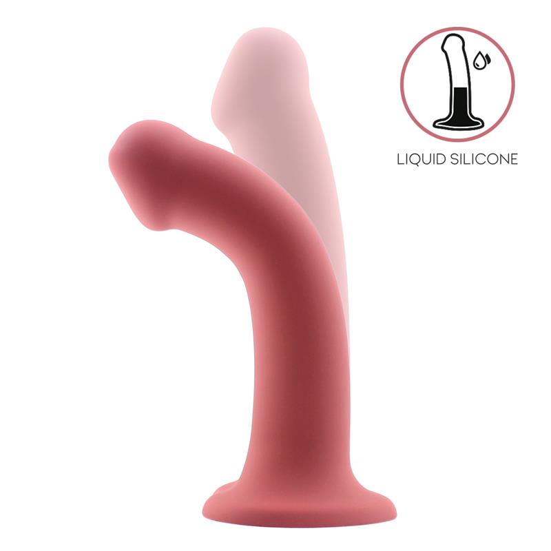 Bouncy Liquid Silicone Dildo Hiper Flexible 7.5 - 19 cm Size L Burgundy – Image 6