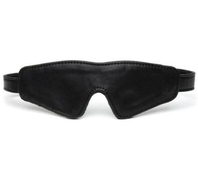 Bound to Your Synthetic Leather Blindfold