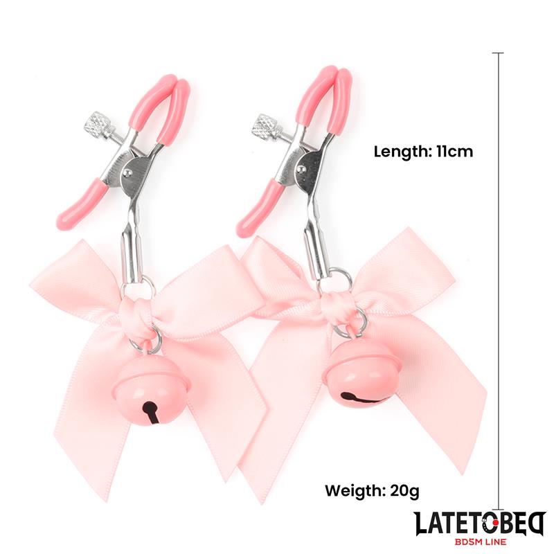 Bow Nipple Clamps with Bell – Image 3