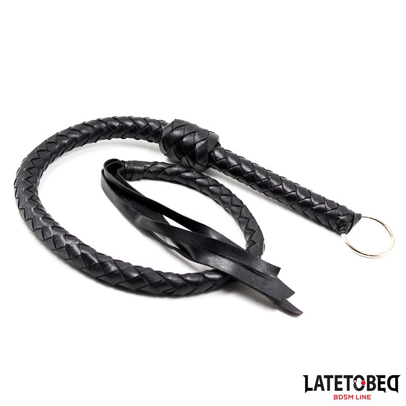 Braided Whip Black 116cm – Image 5