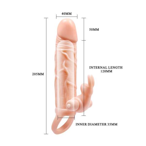 Brave Man Penis Sleeve with Vibration – Image 5