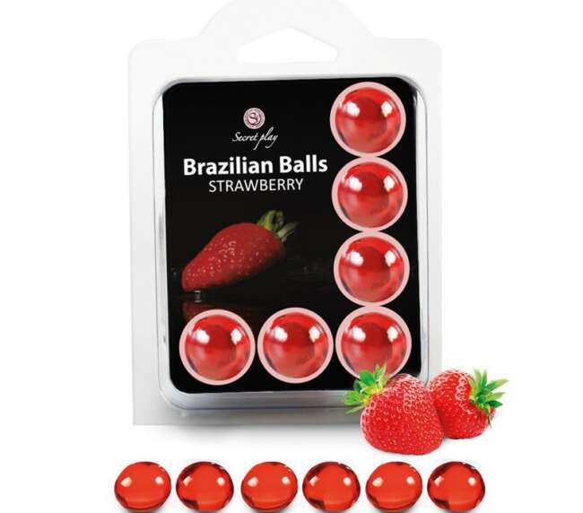 Brazilian Balls Set 6 Strawberry