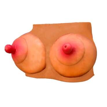 breast-shaped piggy bank