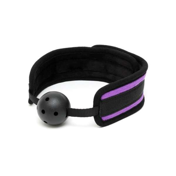 Breathable Gag Ball Purple – Image 3