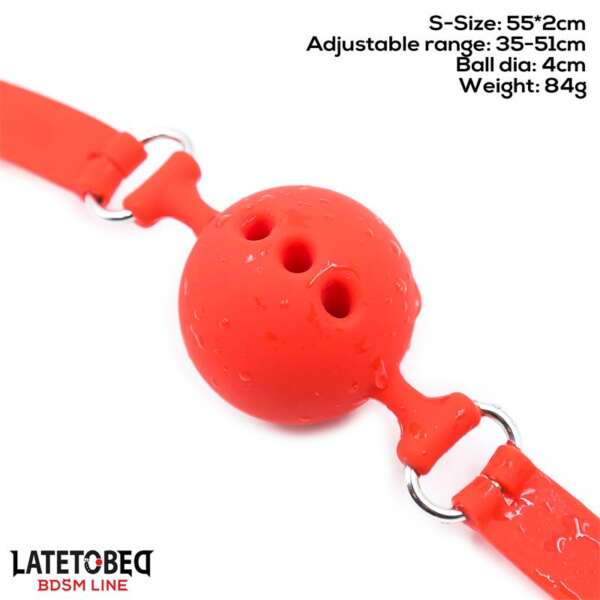 Breathable Silicone Ball Gag S - 4 cm – Image 4