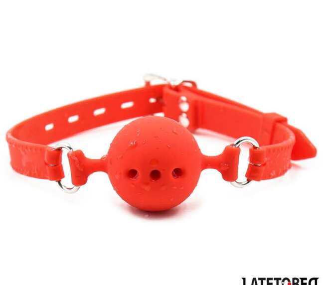Breathable Silicone Ball Gag S - 4 cm