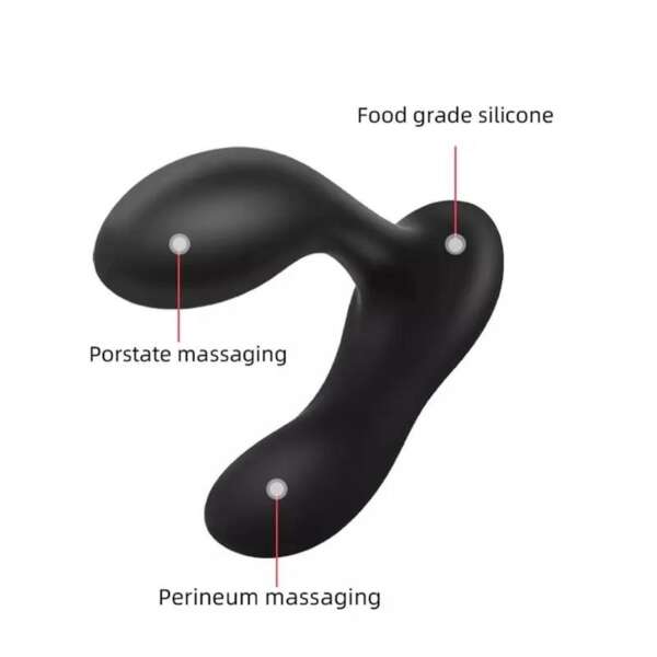 Brett Prostate Massager Remote Control USB Liquid Silicone – Image 3