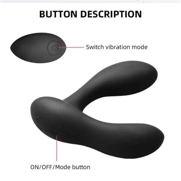 Brett Prostate Massager Remote Control USB Liquid Silicone – Image 9