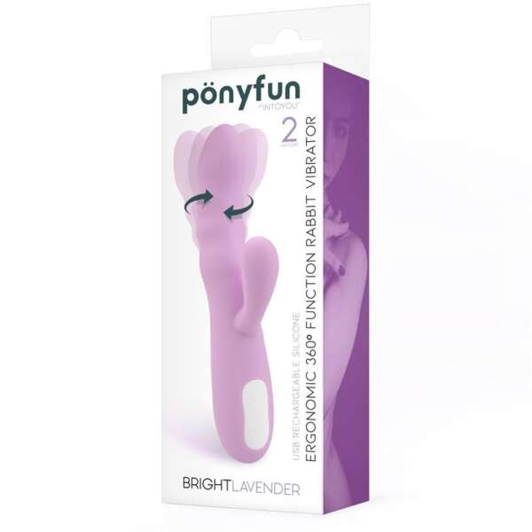 Brightlavender Vibe and Rotator Double Motor 360º USB Silicone – Image 5