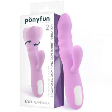 Brightlavender Vibe and Rotator Double Motor 360º USB Silicone