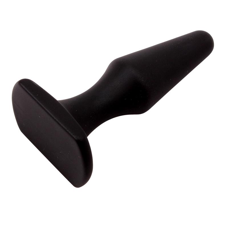 Butt Plug 10.4 x 2.9 cm Silicone Black – Image 3