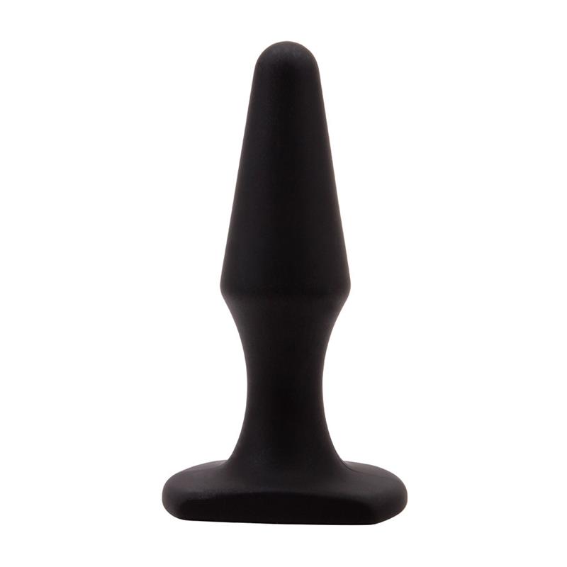Butt Plug 10.4 x 2.9 cm Silicone Black – Image 4