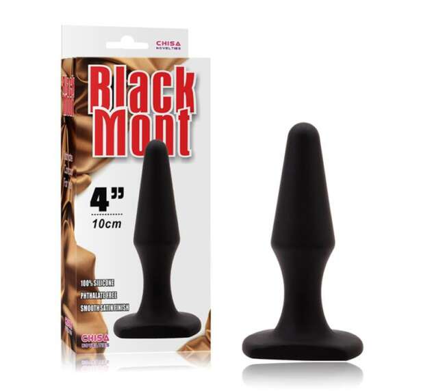 Butt Plug 10.4 x 2.9 cm Silicone Noir