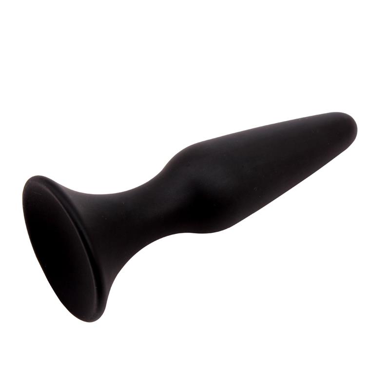 Butt Plug 12.5 x 3.1 cm Silicone Black – Image 4