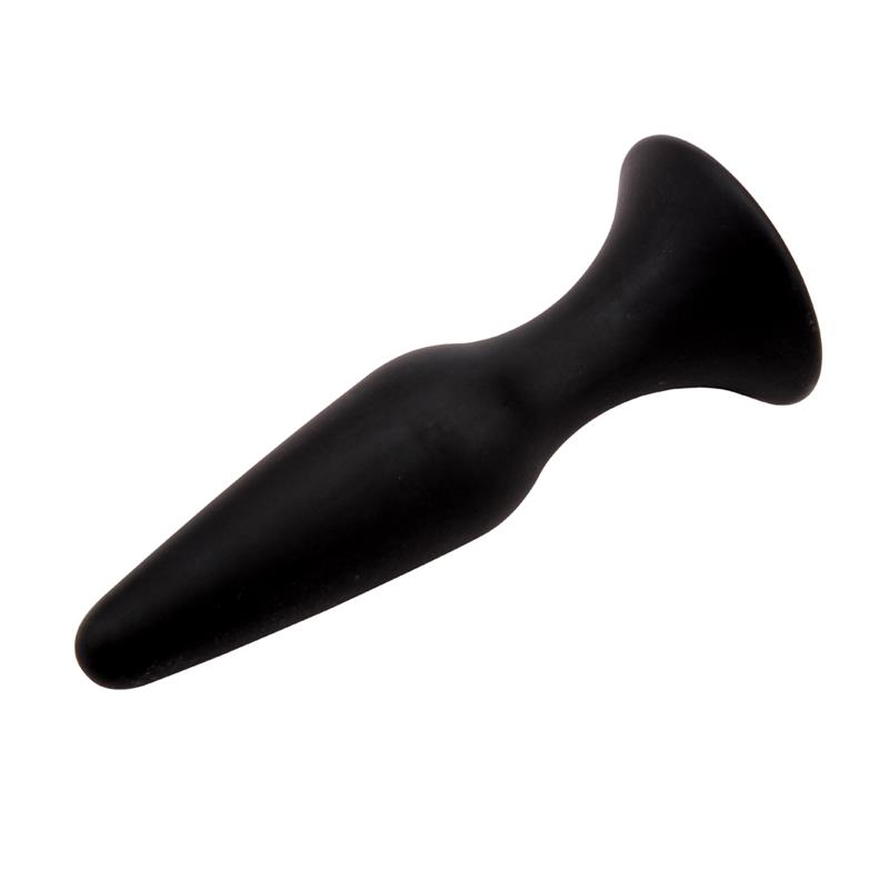 Butt Plug 12.5 x 3.1 cm Silicone Black – Image 5