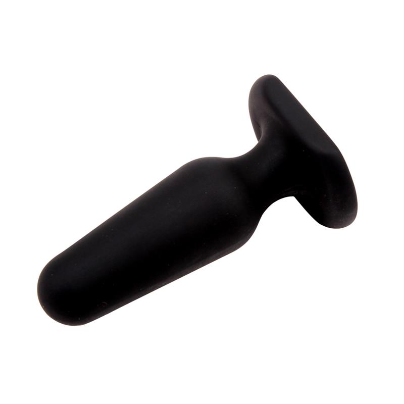 Butt Plug 7.5 x 2.5 cm Silicone Black – Image 3