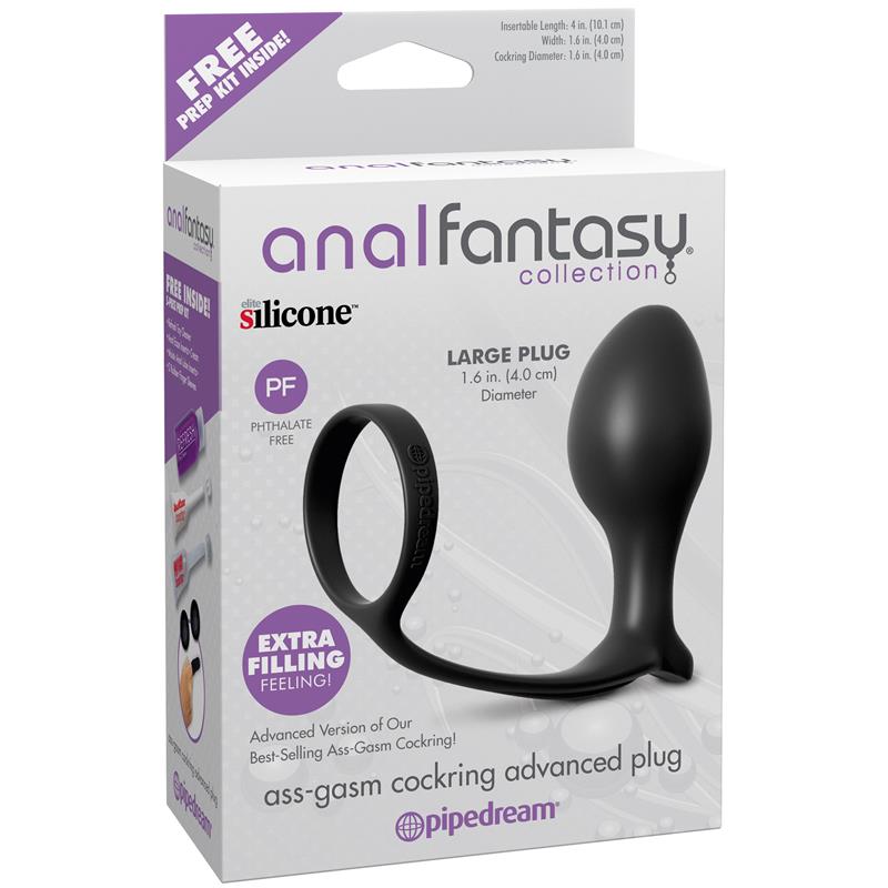 Butt Plug Ass-Gasm Advanced Plug Black – Image 5