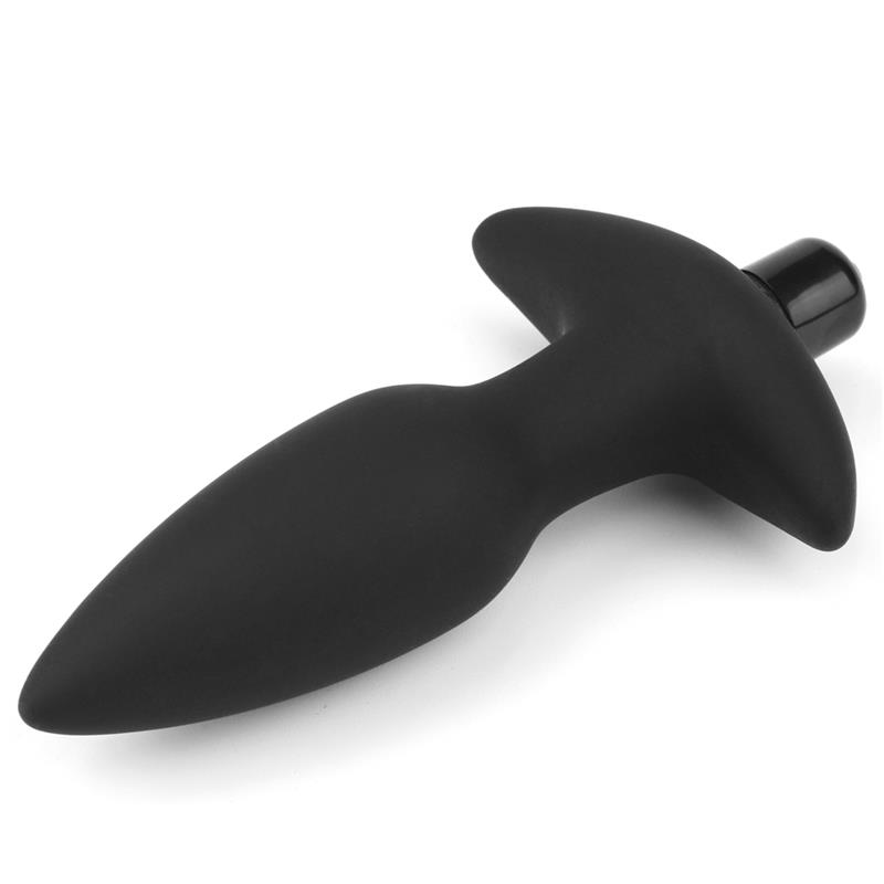 Butt Plug Fantasy Plug with Vibration Black – Image 6