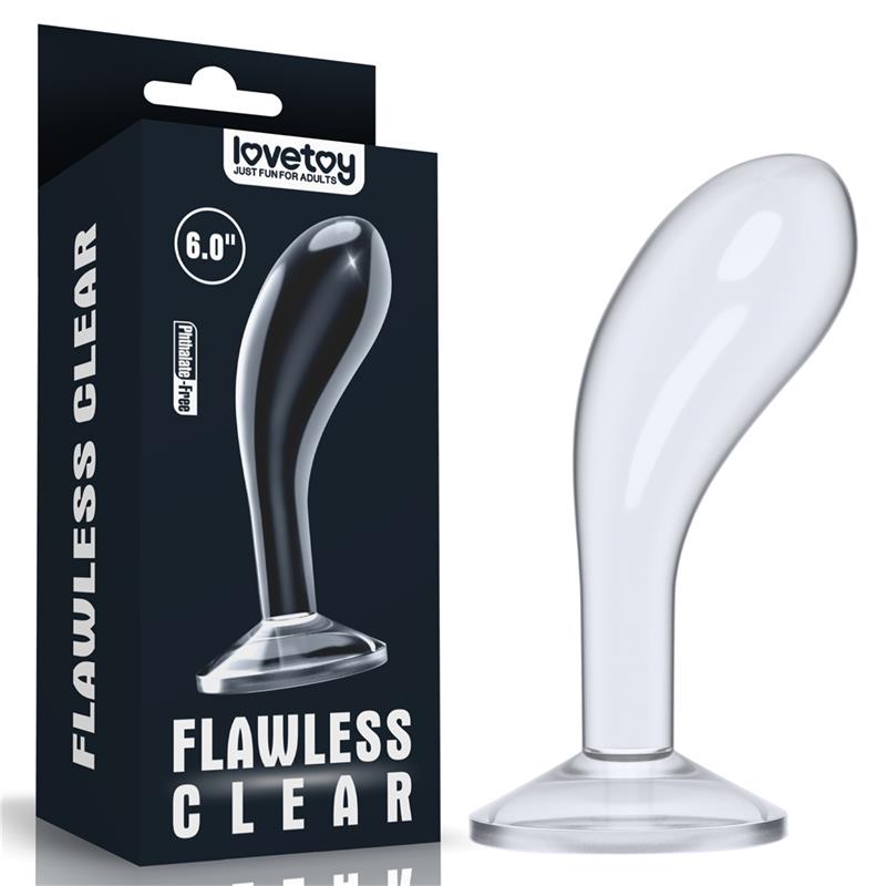 Butt Plug Flawless Clear 6 Clear – Image 3