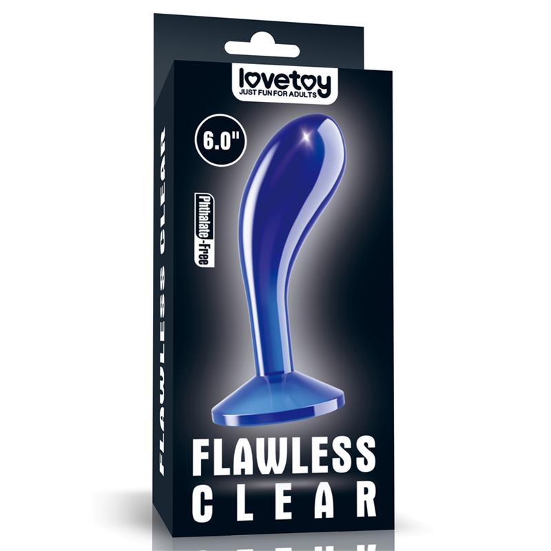Butt Plug Flawless Clear Blue 6 – Image 7