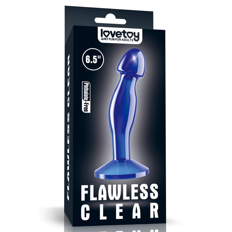 Butt Plug Flawless Clear Blue 6.5 – Image 4