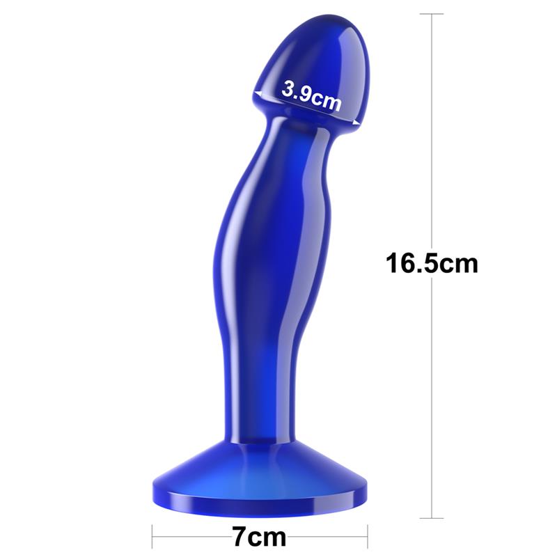 Butt Plug Flawless Clear Blue 6.5 – Image 6