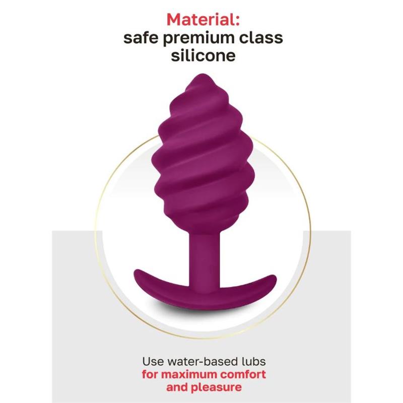 Butt Plug Gplug Twist2 Sweet Raspberry – Image 3