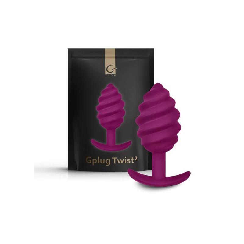 Butt Plug Gplug Twist2 Sweet Raspberry – Image 4